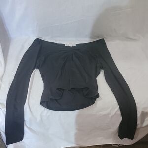 Elegant Black Off-Shoulder Top